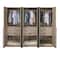 Manhattan Comfort Lee Wardrobe Closet 2.0 in Rustic Grey, 3PK 3-WC002-GY - alternate 6